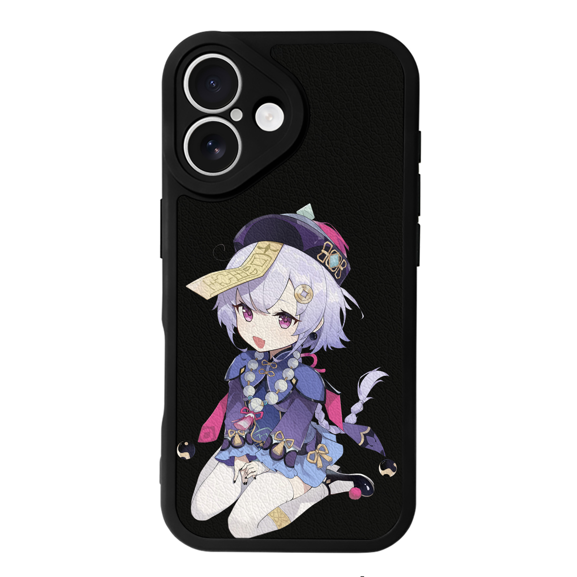 げんし神 七七 なな  genshin Nana 【iPhone 16シリーズ対応】シリコンスマホケース（レザー調） 材質：シリコン
